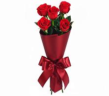 Букет 5 Красных роз Эдлесс Лав в Митькино