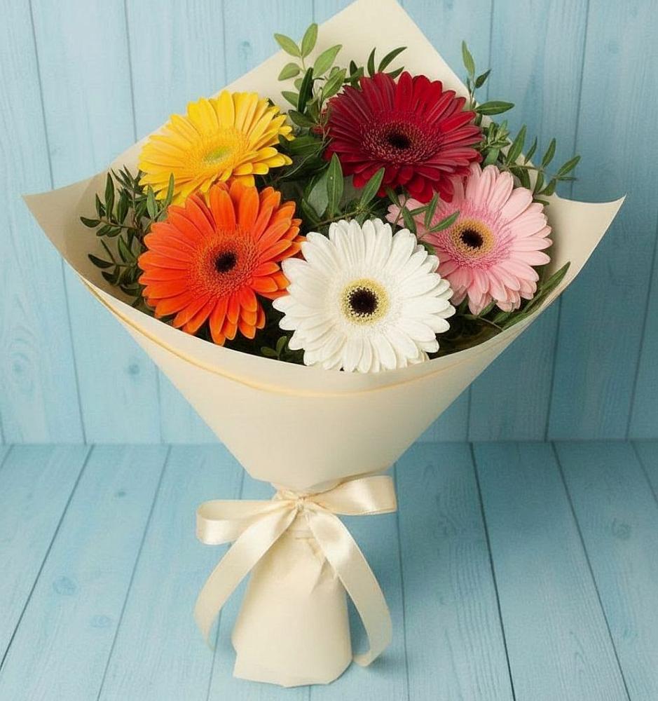 Букет цветов из: Герберы в Митькино