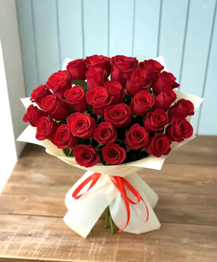 Букет 29 Красных роз в Митькино