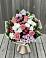 Букет цветов из: Альстромерии, Гвоздики, Розы и Хризантемы в Митькино