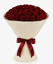 Букет 101 Бордовая роза Блэк Бакарра в Митькино
