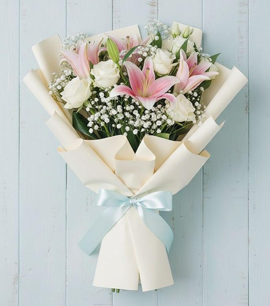 Букет цветов из: Лилии в Митькино