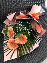 Букет цветов из:  Герберы в Митькино