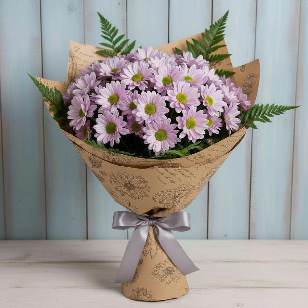 Букет цветов из: Хризантемы в Митькино