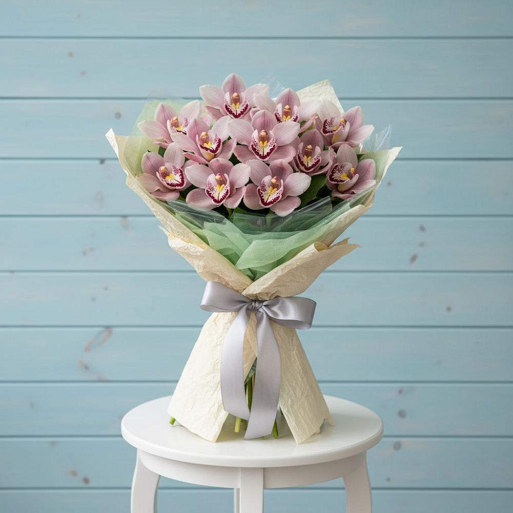 Букет цветов из: Орхидеи и Розы в Митькино