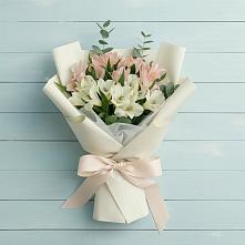 Букет цветов из:  Альстромерии в Митькино