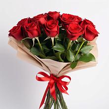 Букет 11 Красных роз Эдлесс Лав в Митькино