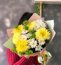 Букет цветов из:  Хризантемы в Митькино