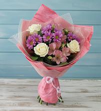 Букет цветов из:  Герберы в Митькино