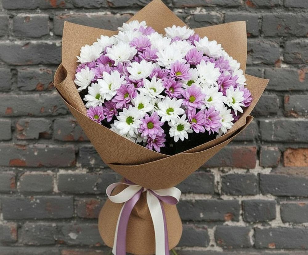 Букет цветов из: Хризантемы в Митькино