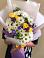 Букет цветов из: Ирисы, Хризантемы и Розы в Митькино