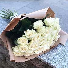 Букет Белые розы Анастасия в Митькино