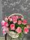 Цветочная композиция из Розы в корзине в Митькино