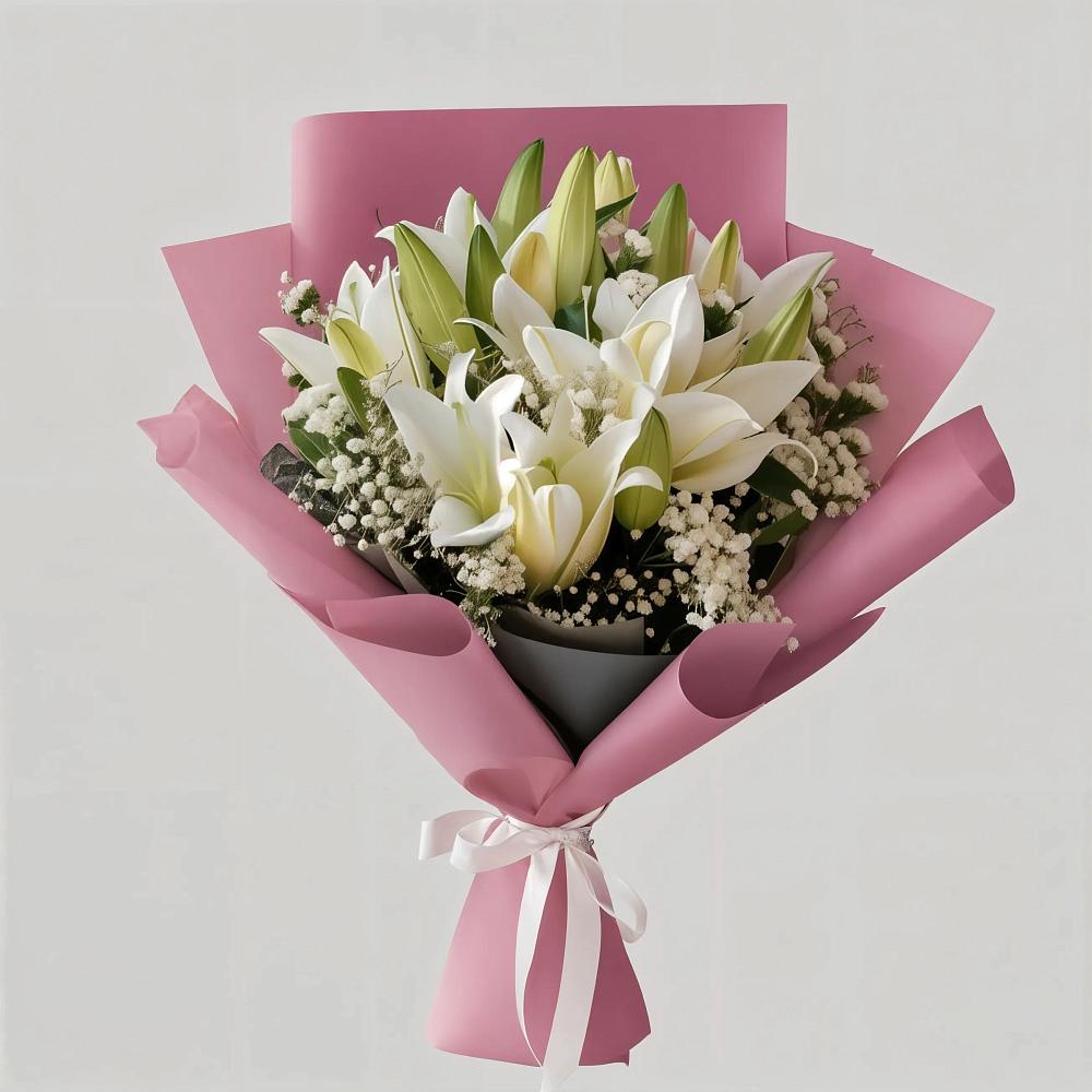 Букет цветов из: Лилии в Митькино