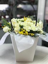 Цветочная композиция из Розы  в Митькино