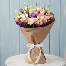 Букет цветов из:  Лизиантусы в Митькино