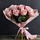 Букет 7 розовых роз в Митькино